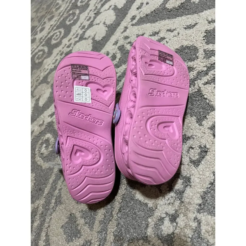 NEW❤️Sketcher LIGHT HEARTED-UNICORNS & SUNS Clog Shoes sz3